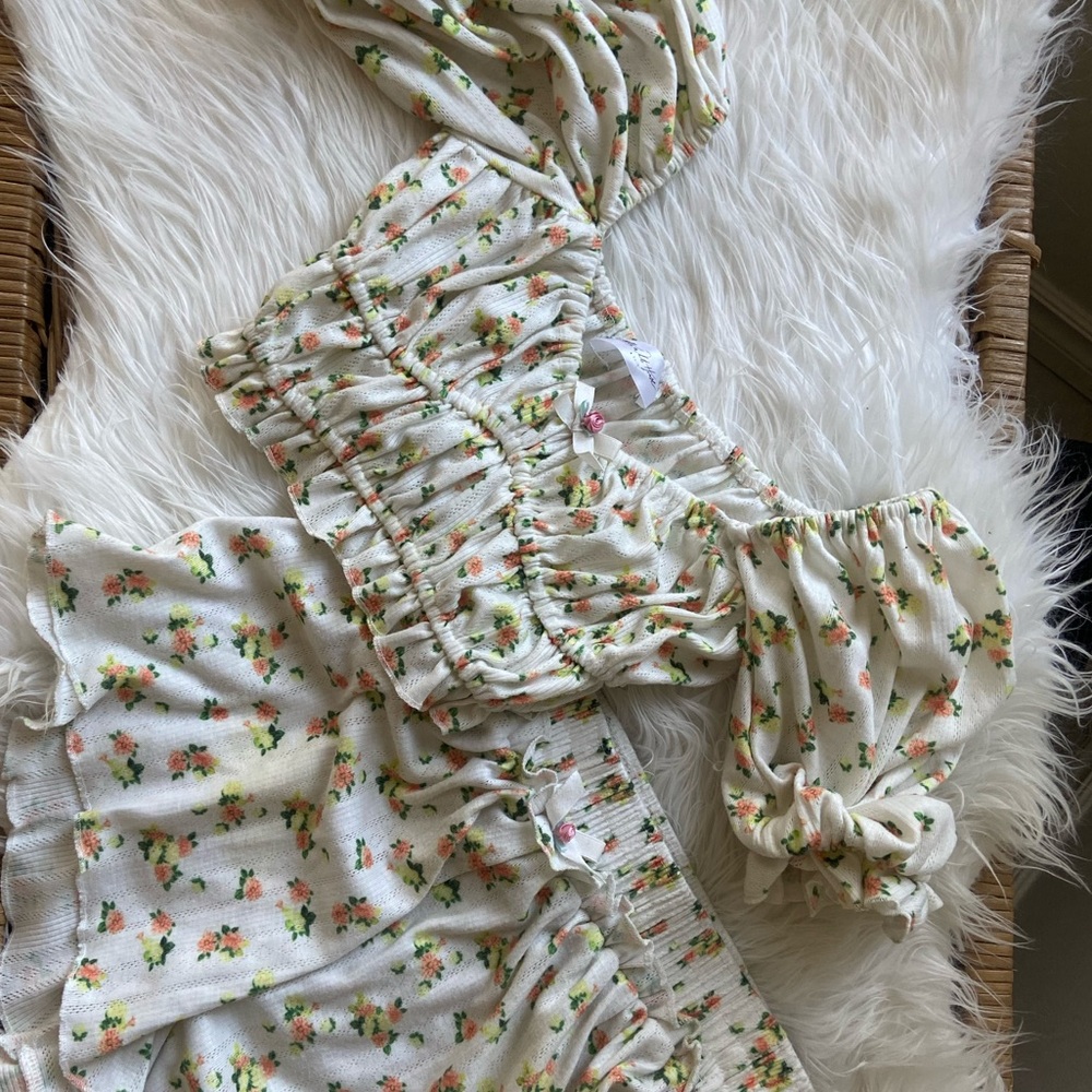 Adorable floral garden lounge set - Size Xs